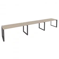 Рабочая станция на О-образном м/к ОНИКС О.МО-РС-3.4.7 Дуб Аттик/Антрацит / ONIX O.MO-RS-3.4.7