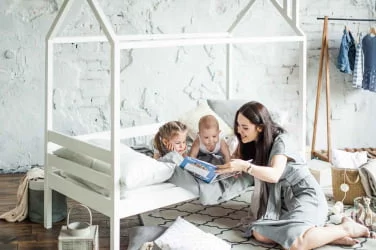 Кровать-домик RooRoom кд-1 Белый