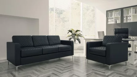 Диван с металлическими ножками Актив (2Д) ЕУРОЛИНЕ-996 / EUROLINE-996