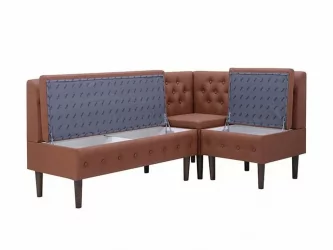 Диван с деревянными ножками Райфл Комбинация 1 Альфа 11