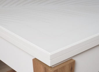 Стол-трансформер Агат 34 (03) Белый шпон-Дуб Вотан