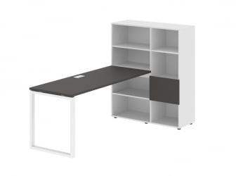 Рабочая станция ЕДИС ЕКРСТ 1117 Мокко Белый Белый / EDIS EQRST