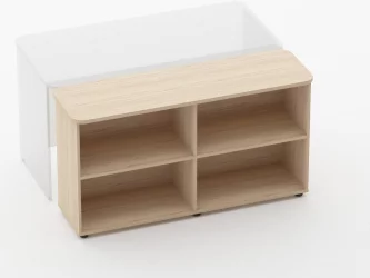 Тумба приставная к столу Глассй 3.18.103 Туя / Glassy