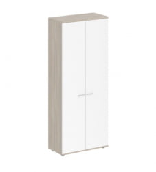 Шкаф высокий Сигма СГ.801.ОЛ.ВХ Дуб светлый Белый / Sigma SG.801.OL.WH