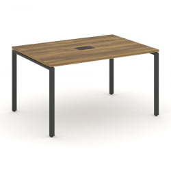 Стол переговорный (1 столешница) CОНCЕПТ CН.ПРГ-013 Сандал Янтарный Антрацит / CONCEPT CN.PRG-013