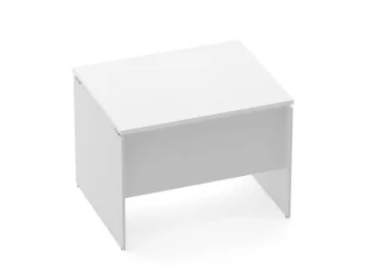 Стол прямой Дека ЛДСП каркас 75.08.10 Белый / Deka