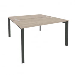 Рабочая станция на П-образном м/к ОНИКС О.МП-Д.РС-2.3.7 Дуб Аттик/Антрацит / ONIX O.MP-D.RS-2.3.7