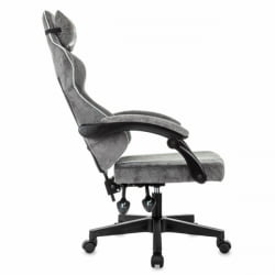 Кресло компьютерное BRABIX Shooter GM-12, 2 подушки, ткань, серое