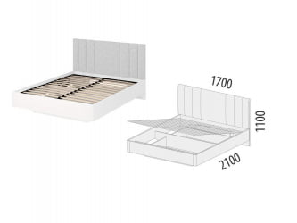 Кровать с подъёмным механизмом Николь 901.21