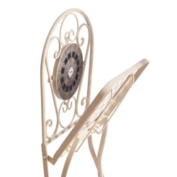 Стул Secret de Maison VICENZA (mod. PL08-7451RV) металл, 36*35*91 см, белый/плитка калейдоскоп