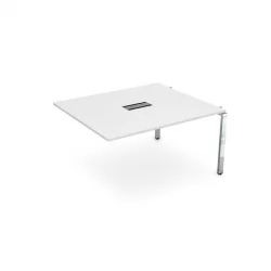 Стол системы БЭНЧ, переговорный, средний ГЛОСС ЛИНЕ НСПС-П.927 Белый Премиум / GLOSS LINE