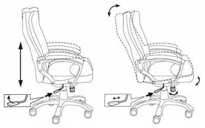 Кресло руководителя Бюрократ CH-868N/BLACK