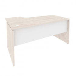 Стол эргономичный правый ОНИКС О.СА-1Р Денвер Светлый/Белый / ONIX O.SA-1R