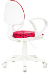 Кресло детское Бюрократ KD-3/WH/ARM/STICK-PK