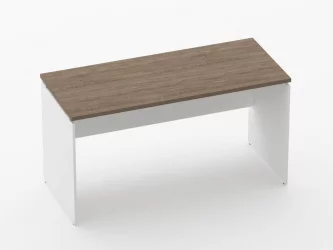 Стол прямой Deka ЛДСП каркас 75.06.14 Дуб Верцаска/Белый