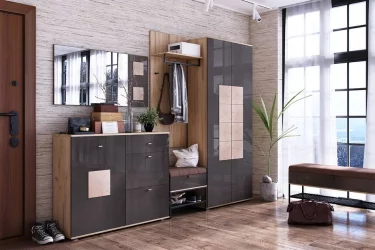 Тумба комбинированная Фиджи ЛД 659.340.000 Дуб золотой Антрацит