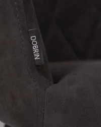 Стул обеденный DOBRIN ROBY велюр Catania Espresso