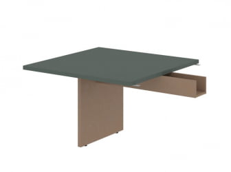 Стол для заседаний приставной ВЕЛИОН ВФCТ 1212.1 Нефрит Кобра / VELION VFCT