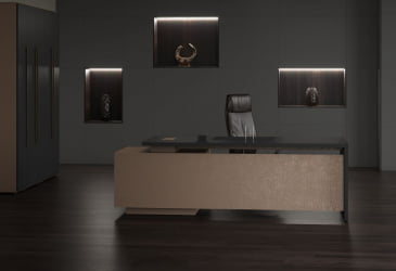 Кабинет руководителя VELION №2 Яшма черный Кобра