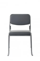 Кресло Никс РCХ ОМКЛ-01 Серый/Металл окрашенный Хром / Nix RCH OMKL-01