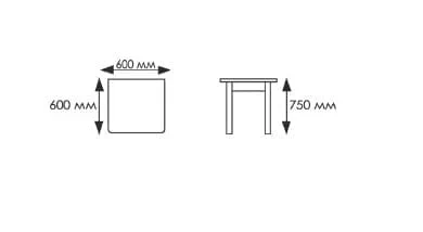 Большой обеденный стол Квадрат 1 кат. ХРОМ 8513 кожа шок ЛДСП Венге