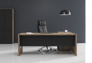 Стол руководителя MORRIS TREND MST 209 Антрацит Кария Пальмира