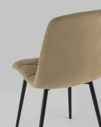 Стул Оливер велюр Капучино / Oliver