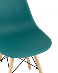 Стул Eames Style DSW темно-бирюзовый (разборный каркас)