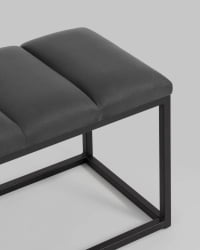 Банкетка Хостен 2 велюр Темно-серый