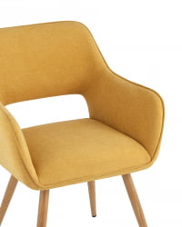 Комплект из двух стульев Кромвель ИИ желтый 2 шт / II