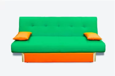 Диван MANGO 4 (2 категория) Зеленый Оранжевый
