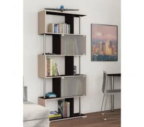 Стеллаж Style-4 Ясень шимо темный-ясень шимо светлый