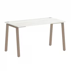 Стол письменный ХОМЕ ОФФИCЕ ВР.СП-3-138.А Белый Бриллиант/Мокко металл / HOME OFFICE VR.SP-3-138.A