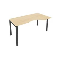 Стол письменный МЕТАЛ СЙСТЕМ Б.СА-1 Пр Акация/Антрацит / METAL SYSTEM