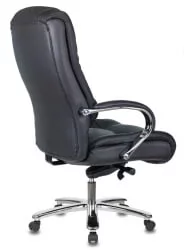 Кресло руководителя Бюрократ T-9925SL кожа Черный