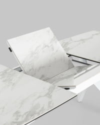 Стол обеденный Аркада раскладной 160-210x90 Керамика светлая