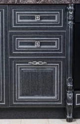 Кухонный гарнитур 1500 Италия №06 Черный Дуб темный