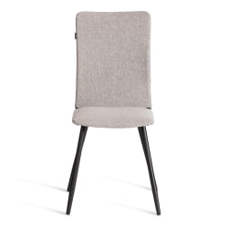 Мягкий стул La Rousse NEW, ткань рогожка, серый/черный, 3M 16/2, 45x55x93 см