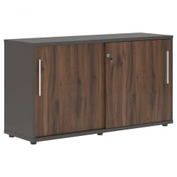 Шкаф с дверьми-купе ЕДИС ЕЛC 1343 Дуб Денвер темный Белый Мокко / EDIS ELC