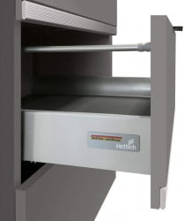 Стол с 3-мя ящиками системы Hettich Грейс 105.90 Оникс Кубанит