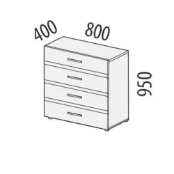 Комод Фреска 66.32