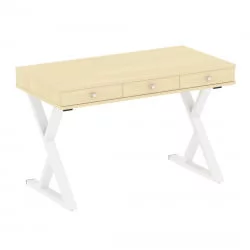 Стол письменный HOME OFFICE VR.SP-1-118.M Клен/Белый металл