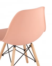 Стул Eames Style DSW персиковый (разборный каркас)