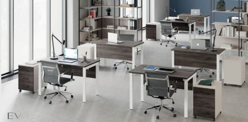 Комплект офисной мебели Everprof EVO №001 Дуб Пасадена Белый