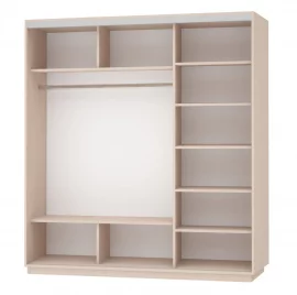 Шкаф Экспресс Трио Элемент 2100х2400х Белый снег / 2100х2400h