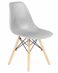 Стул ДОБРИН ДСВ Светло-серый ГР-01 / DOBRIN DSW GR-01