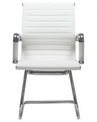 Офисное кресло для посетителей ДОБРИН CОДЙ (белый) 2 шт / DOBRIN CODY