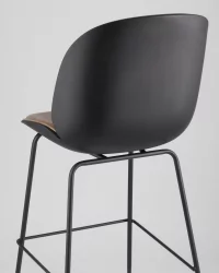 Стул барный Беетле Лите ПУ со спинкой Бежевый / Beetle Lite PU