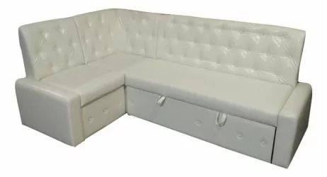 Белый диван Зефир Комбинация 2 Остин Уайт