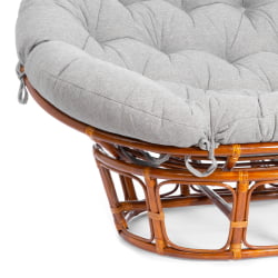 Диван MAMASAN/МАМАСАН 23/02 W /с подушкой/ 169х102х80 см, Cognac (коньяк), матрац 182х119 см, ткань серо-бежевая 3М 16/2